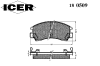 ICER 180509 Brake Pad Set, disc brake