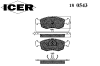 ICER 180543 Brake Pad Set, disc brake