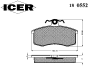 ICER 180552 Brake Pad Set, disc brake