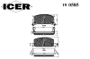 ICER 180585 Brake Pad Set, disc brake