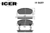 ICER 180609 Brake Pad Set, disc brake
