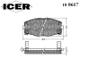 ICER 180617 Brake Pad Set, disc brake