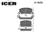 ICER 180656 Brake Pad Set, disc brake