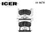 ICER 180670 Brake Pad Set, disc brake