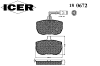 ICER 180672 Brake Pad Set, disc brake