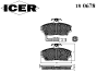 ICER 180678 Brake Pad Set, disc brake