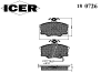 ICER 180726 Brake Pad Set, disc brake