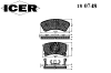 ICER 180748 Brake Pad Set, disc brake