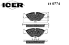 ICER 180774 Brake Pad Set, disc brake