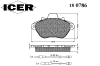 ICER 180786 Brake Pad Set, disc brake