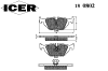 ICER 180802 Brake Pad Set, disc brake