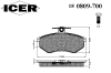 ICER 180809-700 (180809700) Brake Pad Set, disc brake