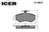 ICER 180835 Brake Pad Set, disc brake