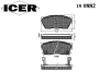 ICER 180882 Brake Pad Set, disc brake