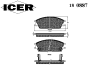 ICER 180887 Brake Pad Set, disc brake