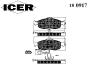 ICER 180917 Brake Pad Set, disc brake