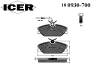 ICER 180930-700 (180930700) Brake Pad Set, disc brake