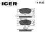 ICER 180932 Brake Pad Set, disc brake