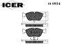 ICER 180934 Brake Pad Set, disc brake