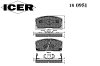 ICER 180951 Brake Pad Set, disc brake