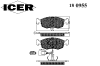 ICER 180955 Brake Pad Set, disc brake