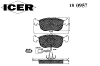 ICER 180957 Brake Pad Set, disc brake