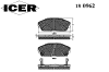 ICER 180962 Brake Pad Set, disc brake