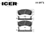 ICER 180971 Brake Pad Set, disc brake