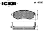 ICER 180986 Brake Pad Set, disc brake