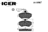 ICER 180987 Brake Pad Set, disc brake