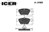 ICER 180988 Brake Pad Set, disc brake