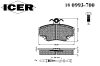 ICER 180993-700 (180993700) Brake Pad Set, disc brake