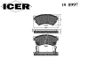 ICER 180997 Brake Pad Set, disc brake