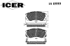 ICER 180999 Brake Pad Set, disc brake