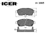 ICER 181005 Brake Pad Set, disc brake