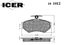 ICER 181012 Brake Pad Set, disc brake