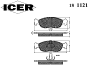 ICER 181121 Brake Pad Set, disc brake