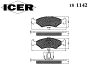ICER 181142 Brake Pad Set, disc brake