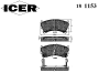 ICER 181153 Brake Pad Set, disc brake