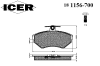 ICER 181156-700 (181156700) Brake Pad Set, disc brake