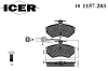 ICER 181157-203 (181157203) Brake Pad Set, disc brake
