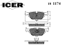 ICER 181174 Brake Pad Set, disc brake