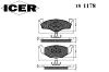 ICER 181178 Brake Pad Set, disc brake
