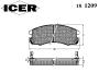 ICER 181209 Brake Pad Set, disc brake