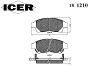 ICER 181210 Brake Pad Set, disc brake