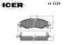 ICER 181229 Brake Pad Set, disc brake