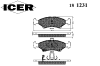 ICER 181231 Brake Pad Set, disc brake
