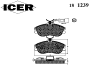 ICER 181239 Brake Pad Set, disc brake