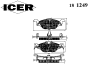 ICER 181249 Brake Pad Set, disc brake