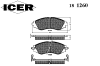 ICER 181260 Brake Pad Set, disc brake